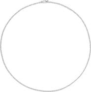 Monica Vinader Textured Chain Link Necklace