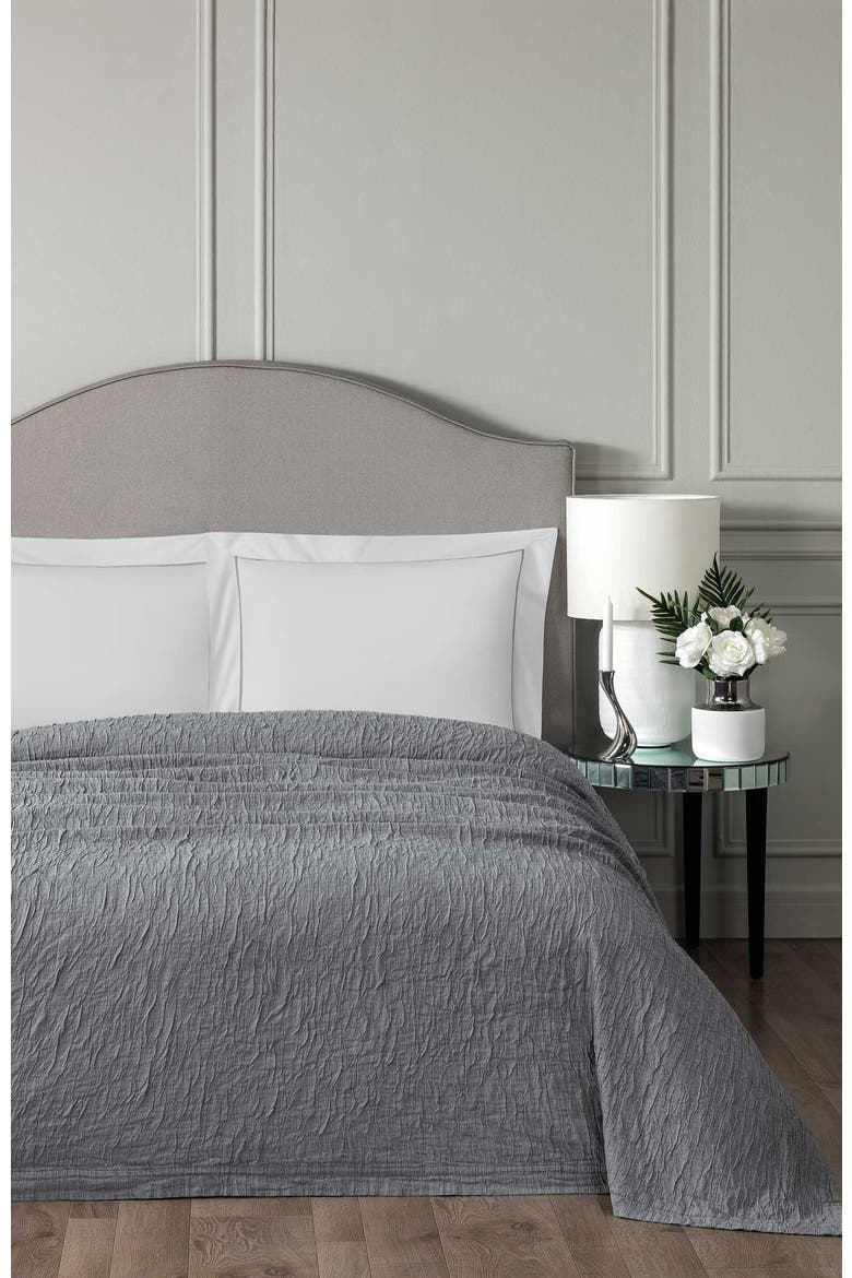 Simon Bedcover, Alternate, color, Dark Grey