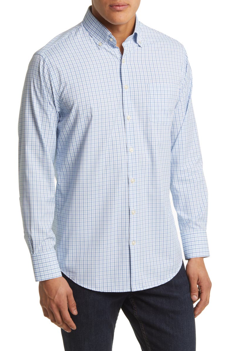 Peter Millar Daventry Performance Twill Sport Shirt, Main, color,