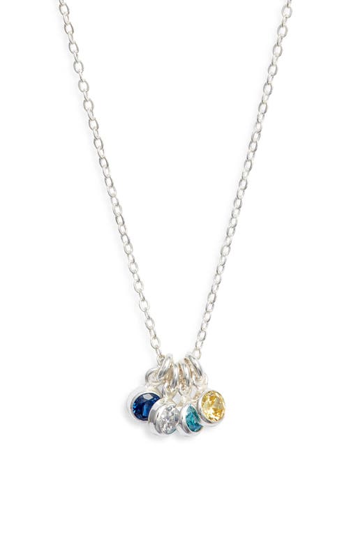 Set & Stones Multi Birthstone Charm Necklace