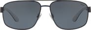 Polo Ralph Lauren 60mm Aviator Sunglasses