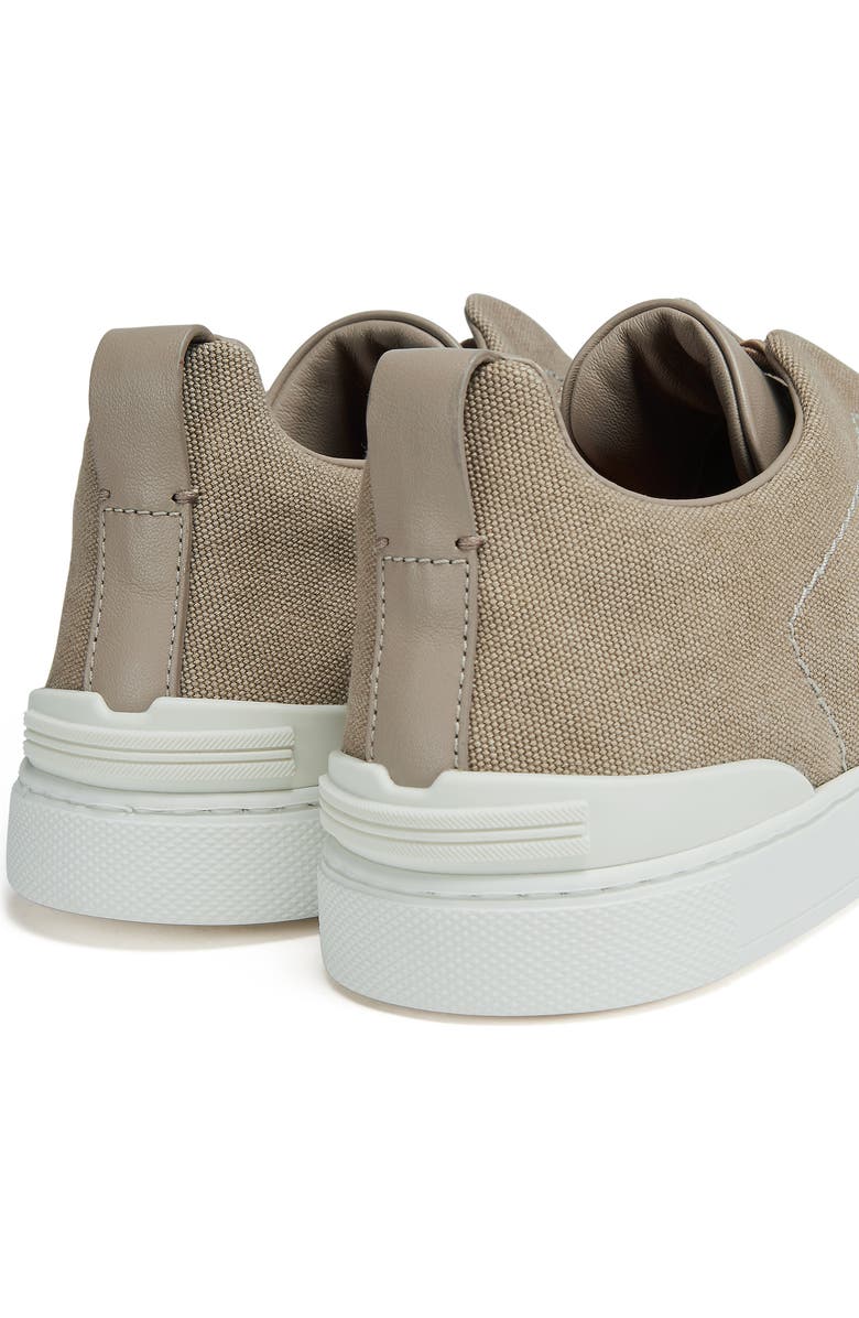 ZEGNA Triple Stitch Slip-On Sneaker, Alternate, color,