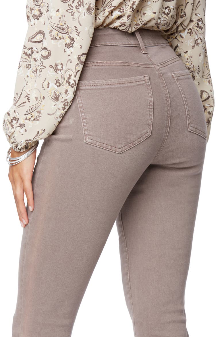 Alina Ankle Skinny Jeans, Alternate, color, DEEP TAUPE