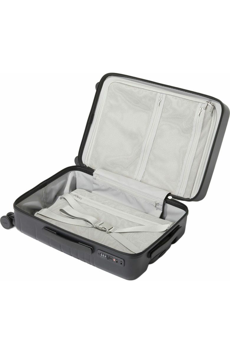 BAGGALLINI Set Wave 22 in. Wheel Hardside Carry-On Suitcase, Alternate, color, Black Hardside