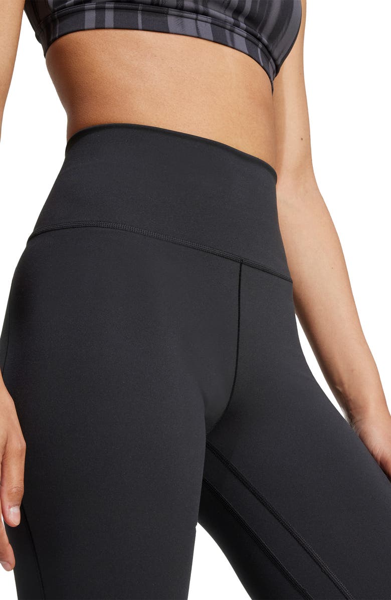 adidas All Me Flare Leggings, Alternate, color, Black/ Black