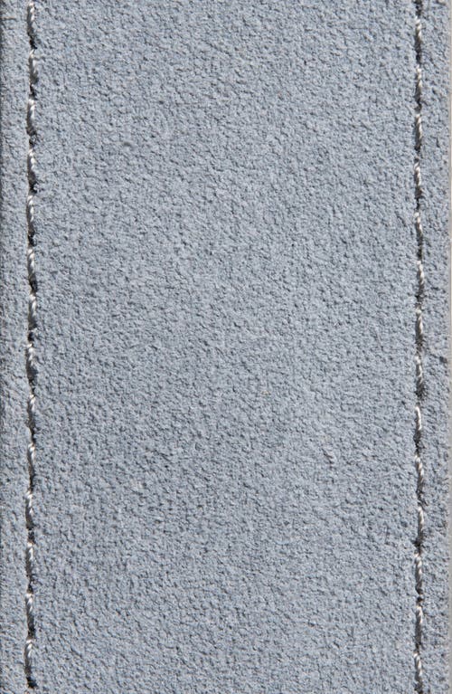Nordstrom Easton Suede Belt In Grey Blue