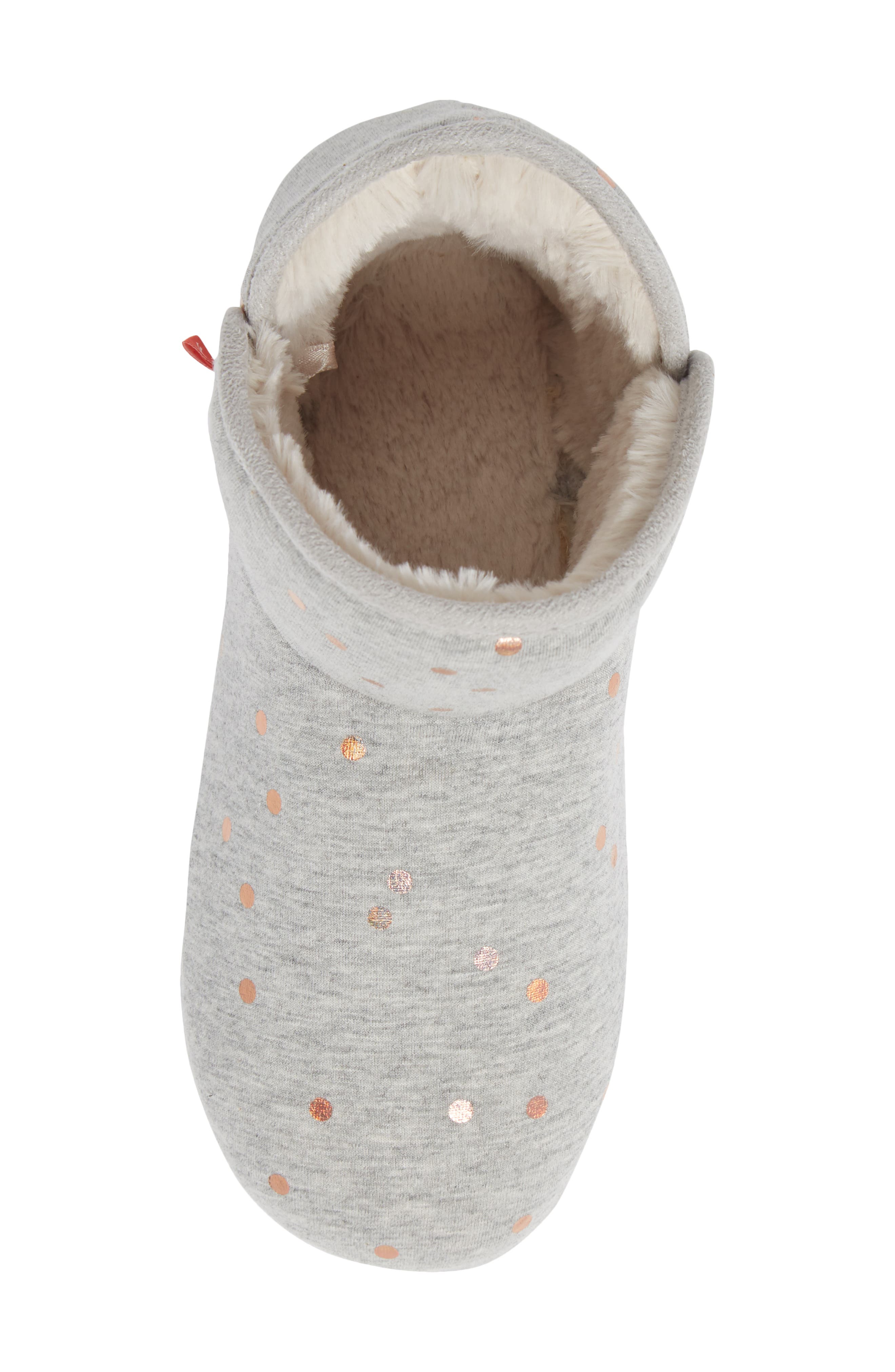 Joules Cabin Faux Fur Lined Bootie Slipper, Alternate, color, 