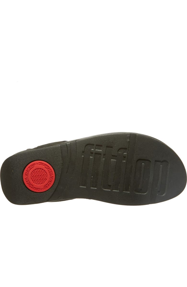 FitFlop 'Bloom' Suede Thong Sandal, Alternate, color,