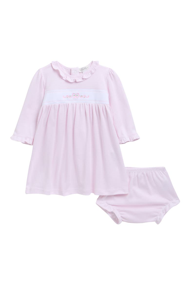 Pima Cotton Dress & Bloomers Set, Main, color, PINK