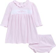 Kissy Kissy Pima Cotton Dress & Bloomers Set