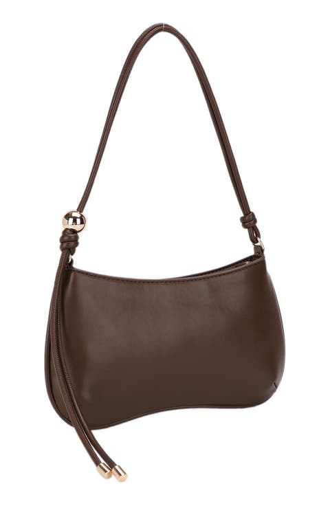Elva Faux Leather Shoulder Bag