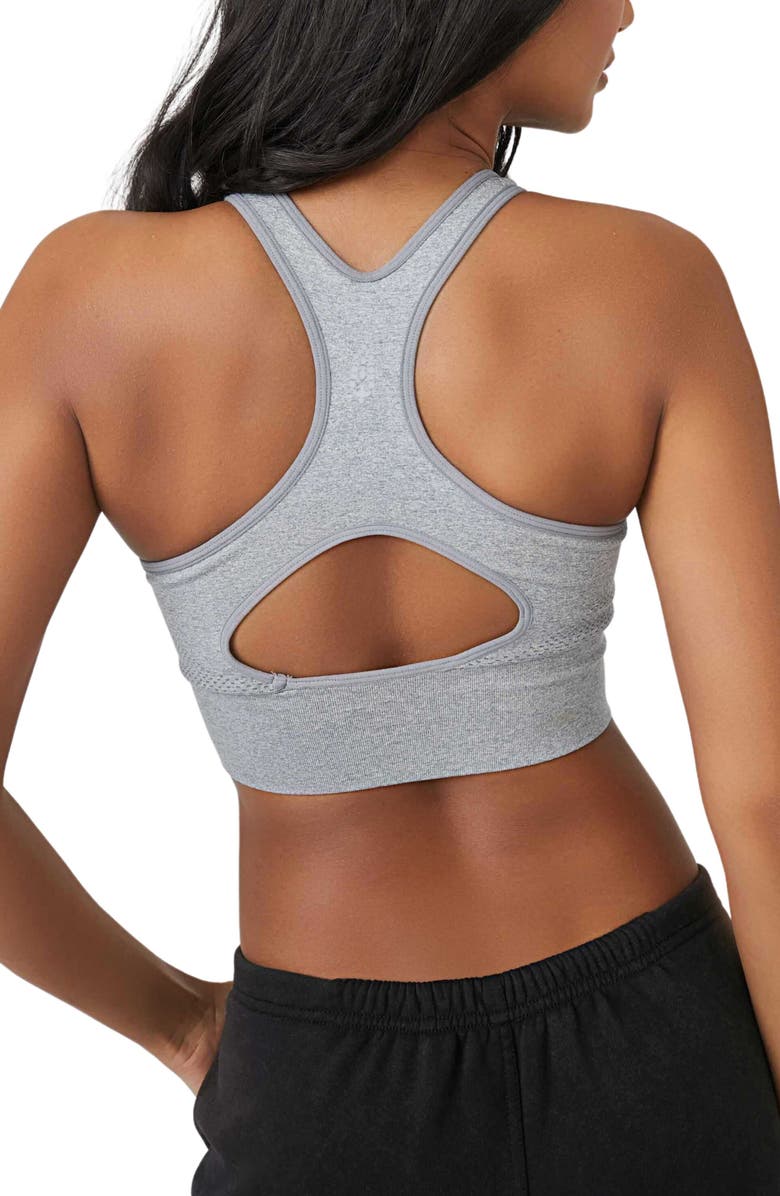Free People Every Single Time Heather Sports Bra, Alternate, color,