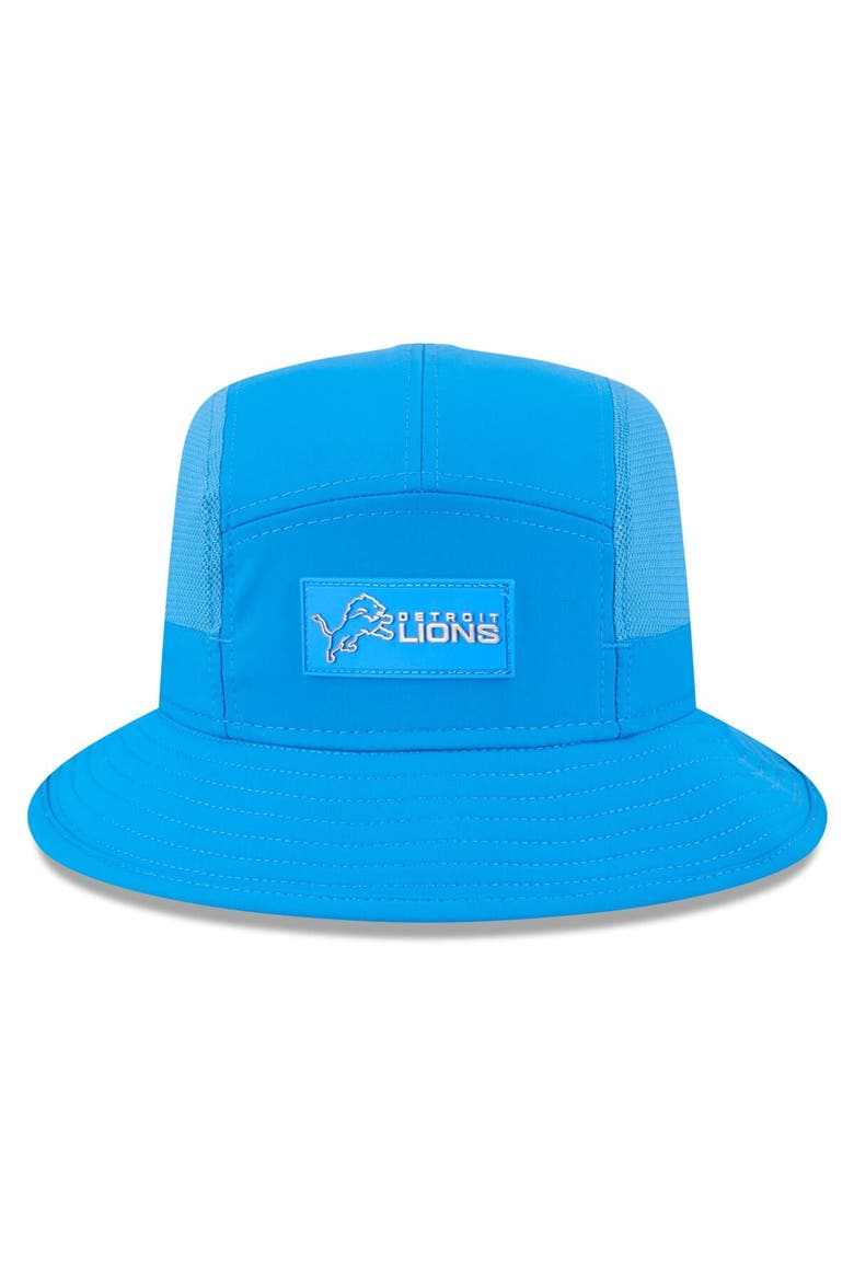 Men's New Era Blue Detroit Lions 2025 Sideline  Bucket Hat, Alternate, color, Blue