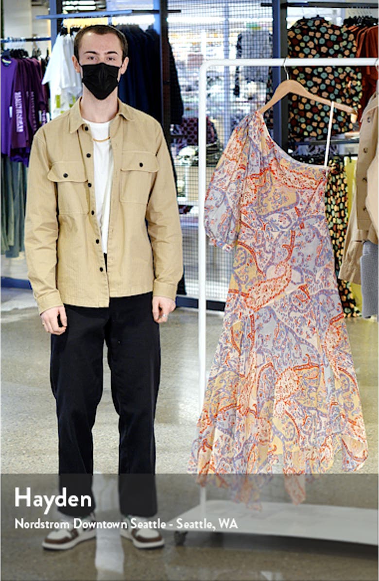 Kimber One-Shoulder Silk Dress, sales video thumbnail