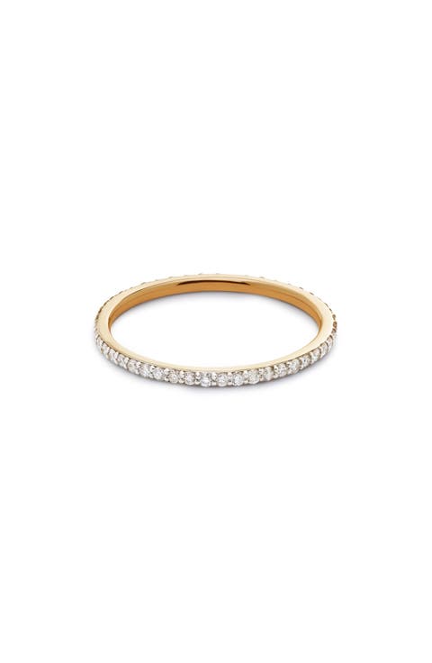 Lab Created Diamond Pav‚ Eternity Ring (Online Trunk Show)