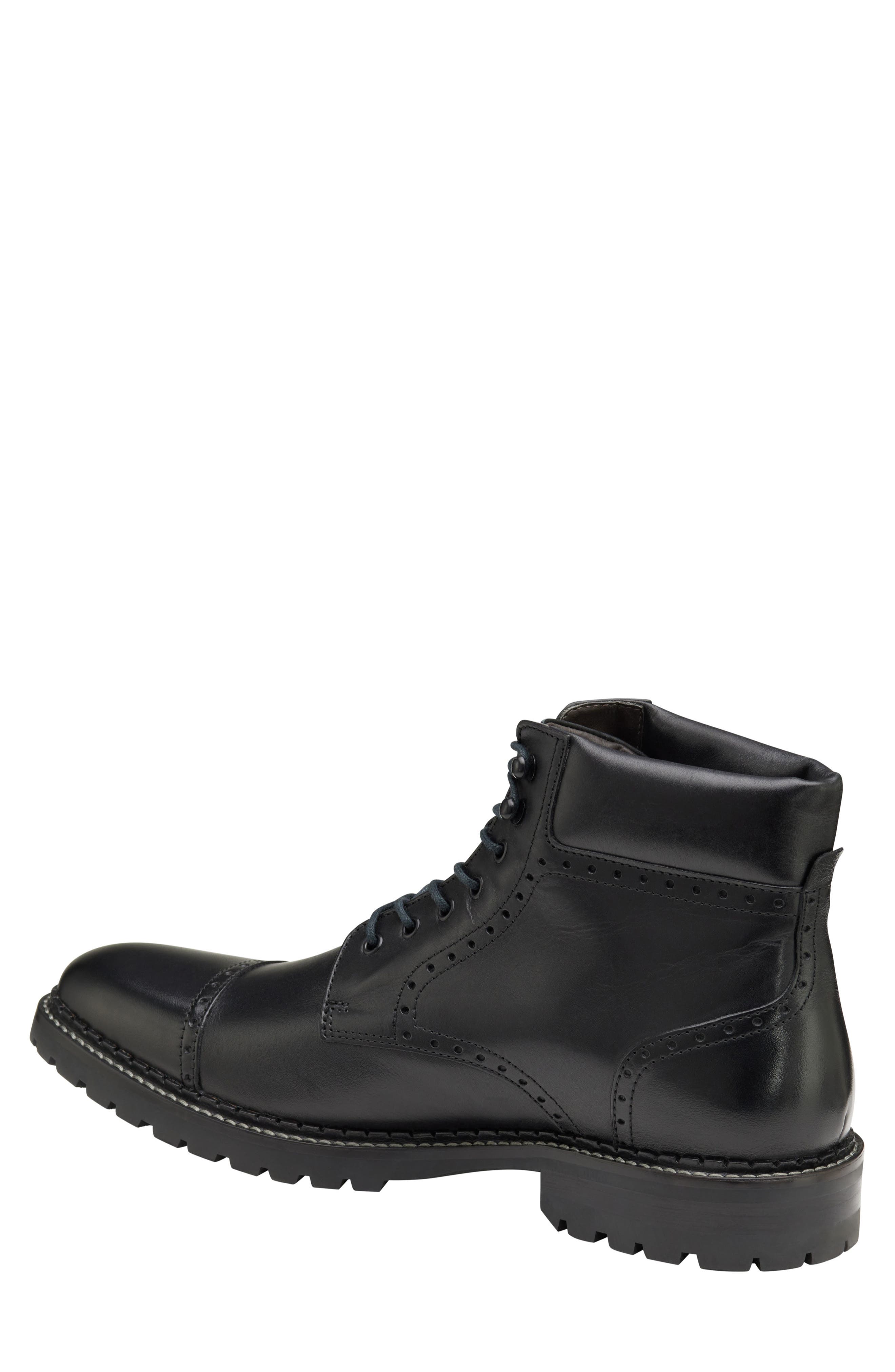 Johnston & Murphy Garrison Cap Toe Boot, Alternate, color, 