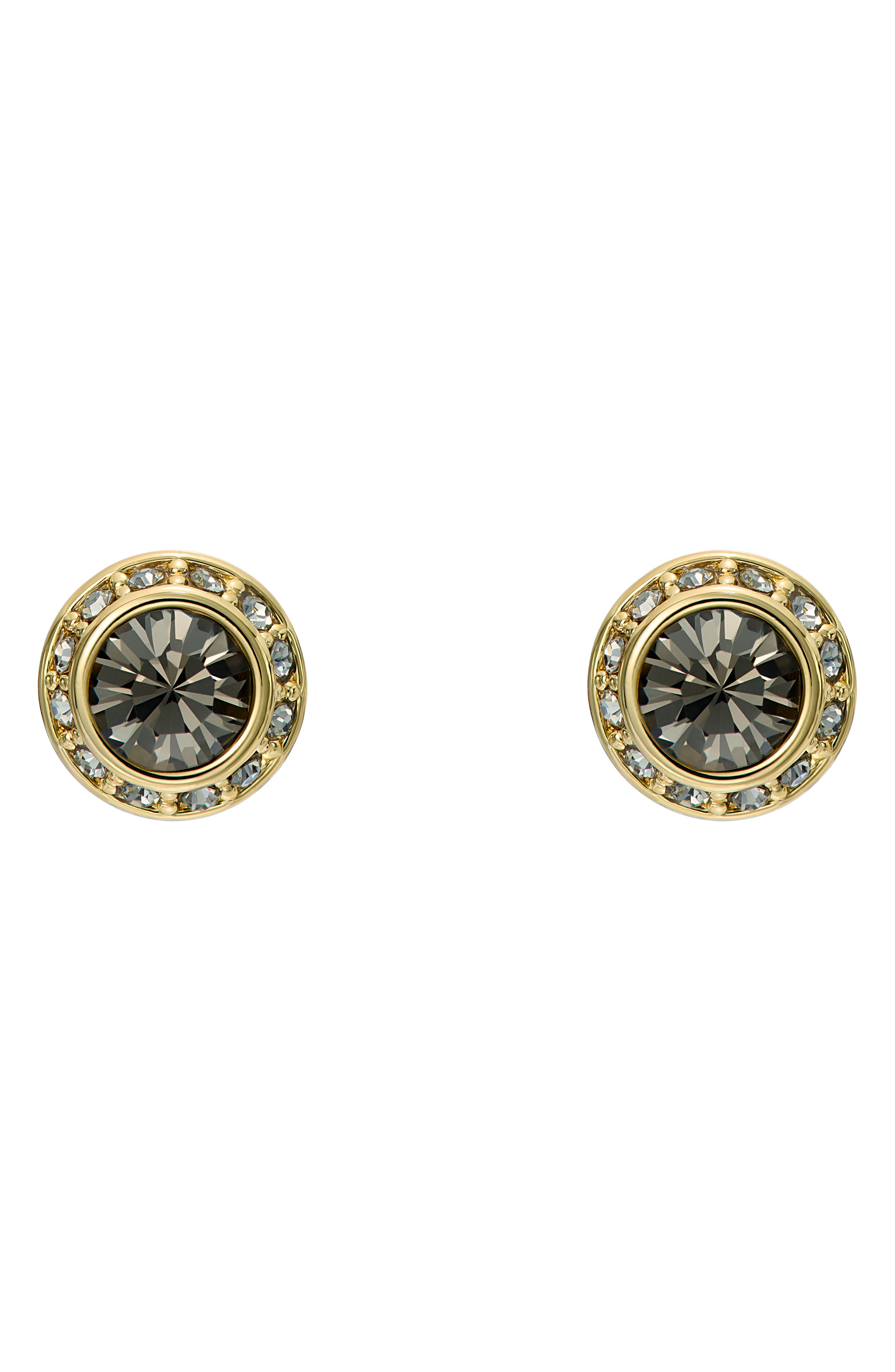selected GOLD TONE/ BLACK CRYSTAL