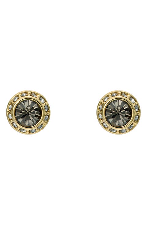 Soletia Solitaire Sparkle Crystal Stud Earrings