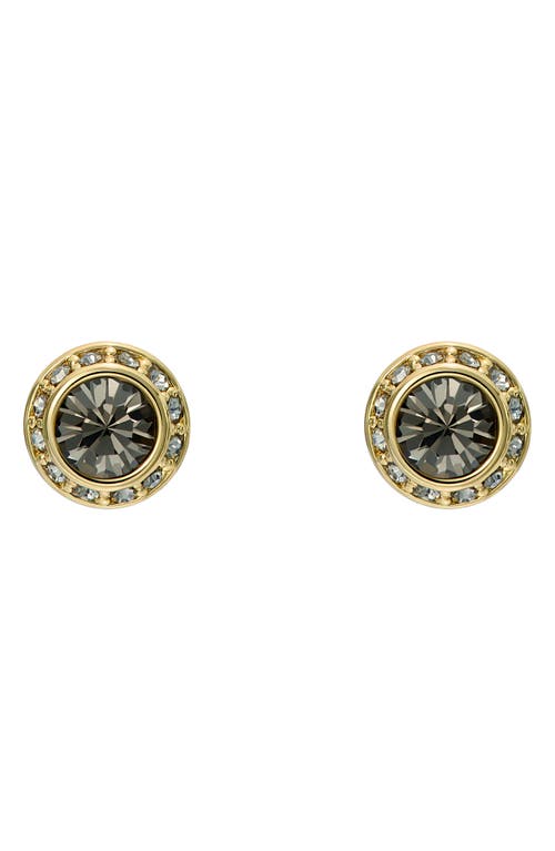 Ted Baker Soletia Solitaire Sparkle Crystal Stud Earrings In Gold