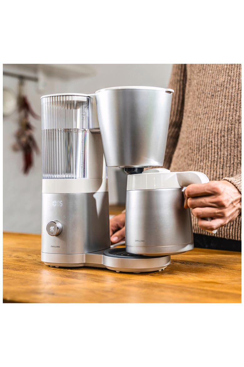 Enfinigy Thermal Drip Coffee Maker, Alternate, color, SILVER