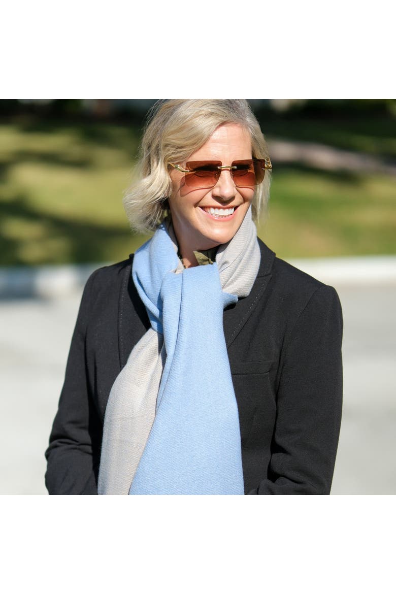 The Victoria Scarf, Alternate, color, Lavender Blue