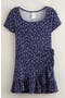 Kids' Knit Faux Wrap Dress