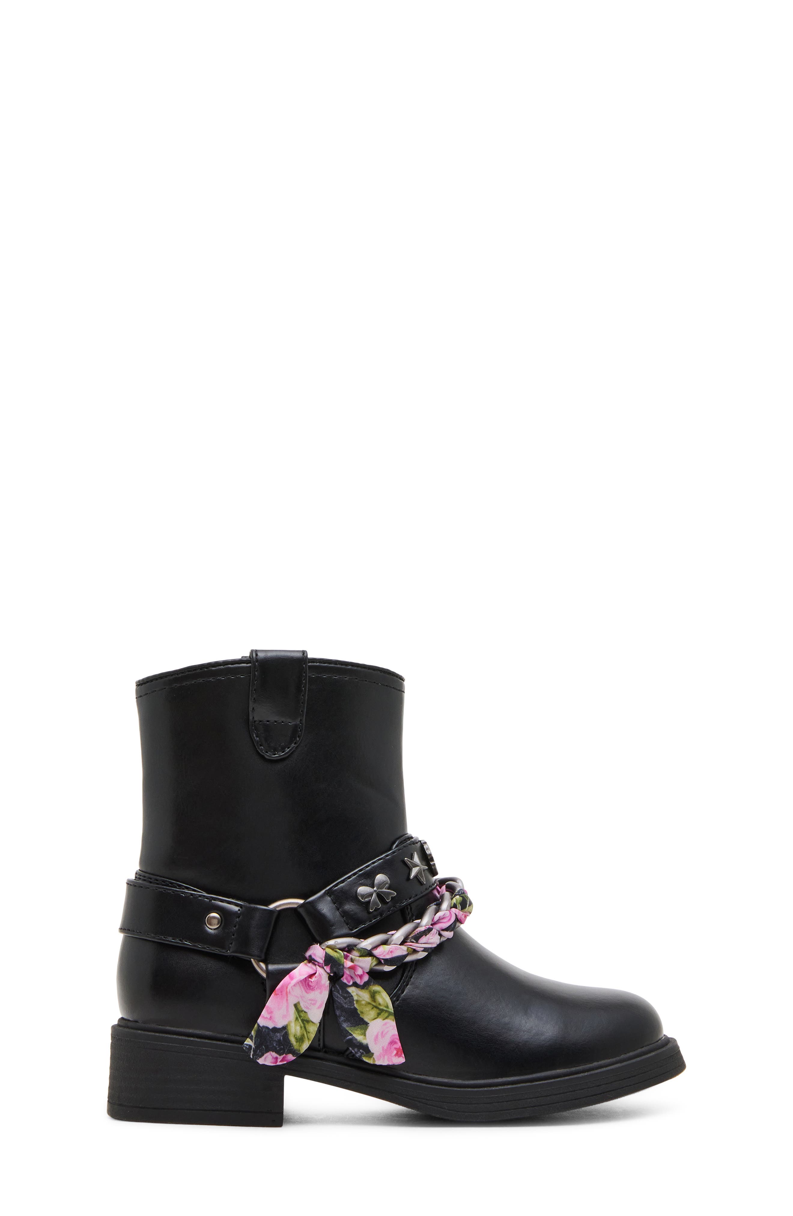 Kids' Jteal Bootie, Alternate, color, BLACK