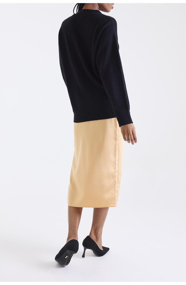 1982 Oceane Oversize 100% Cashmere Cardigan, Alternate, color, Black