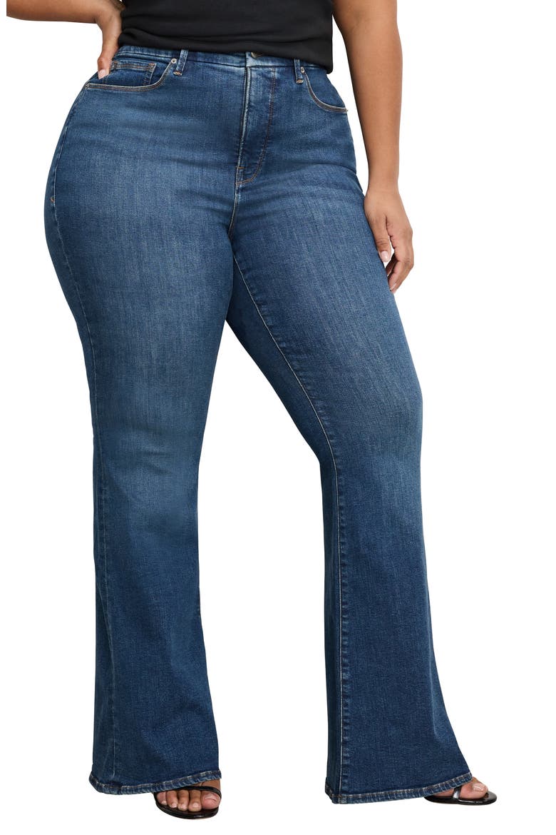 Good Legs Flare Jeans, Alternate, color, BLUE