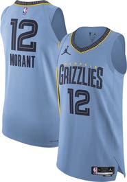 Jordan Brand Men's Jordan Brand Ja Morant Light Blue Memphis Grizzlies Authentic Player Jersey - Statement Edition