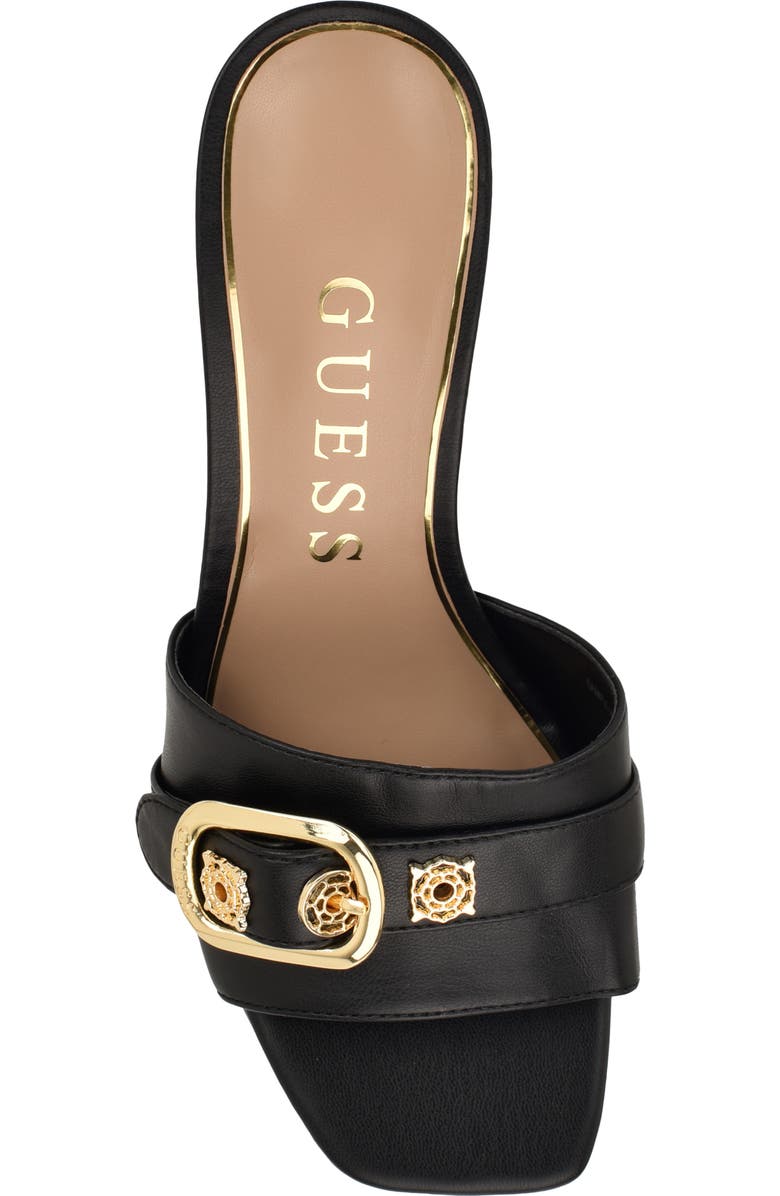 GUESS Dittara Slide Sandal, Alternate, color, Black