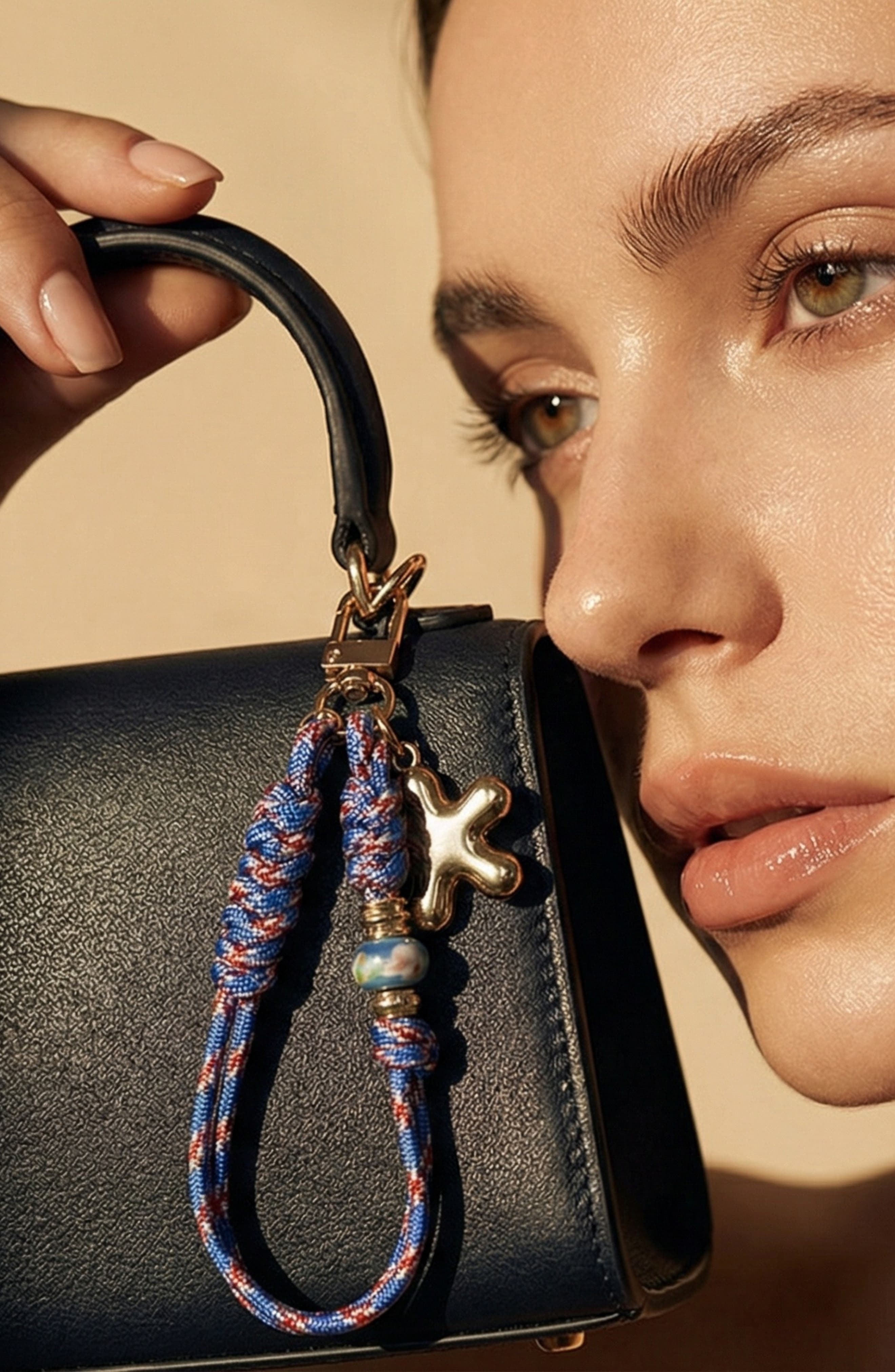 MacRae & Co. Throw Me a Line Bag Charm, Alternate, color, Blue