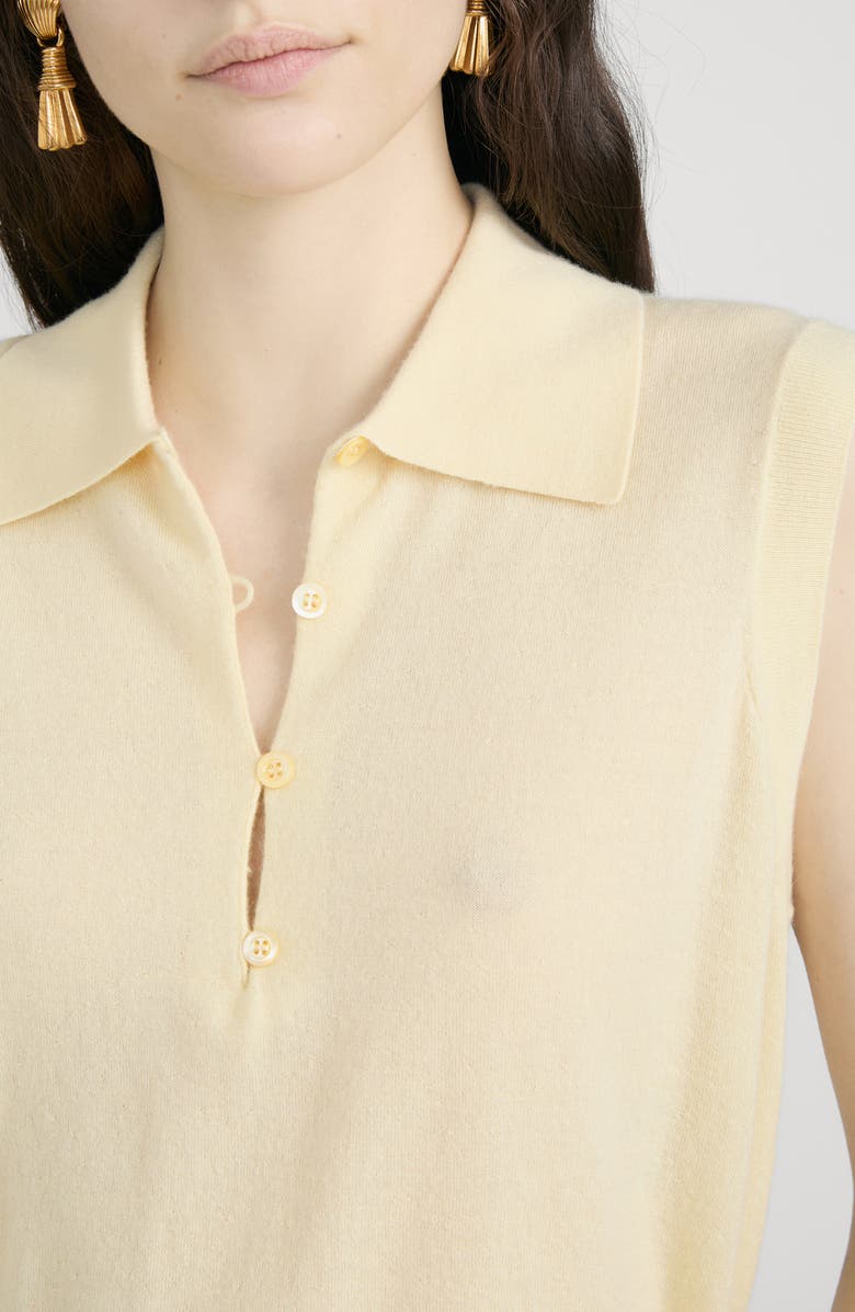 FRAME The Cashmere Tank, Alternate, color, Lemon