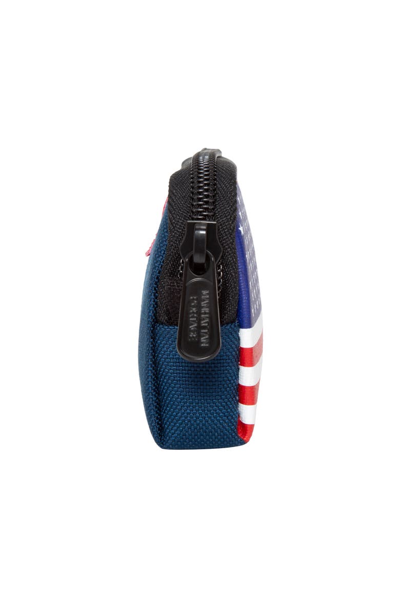 Stars and Stripes Coin Purse, Alternate, color, Navy
