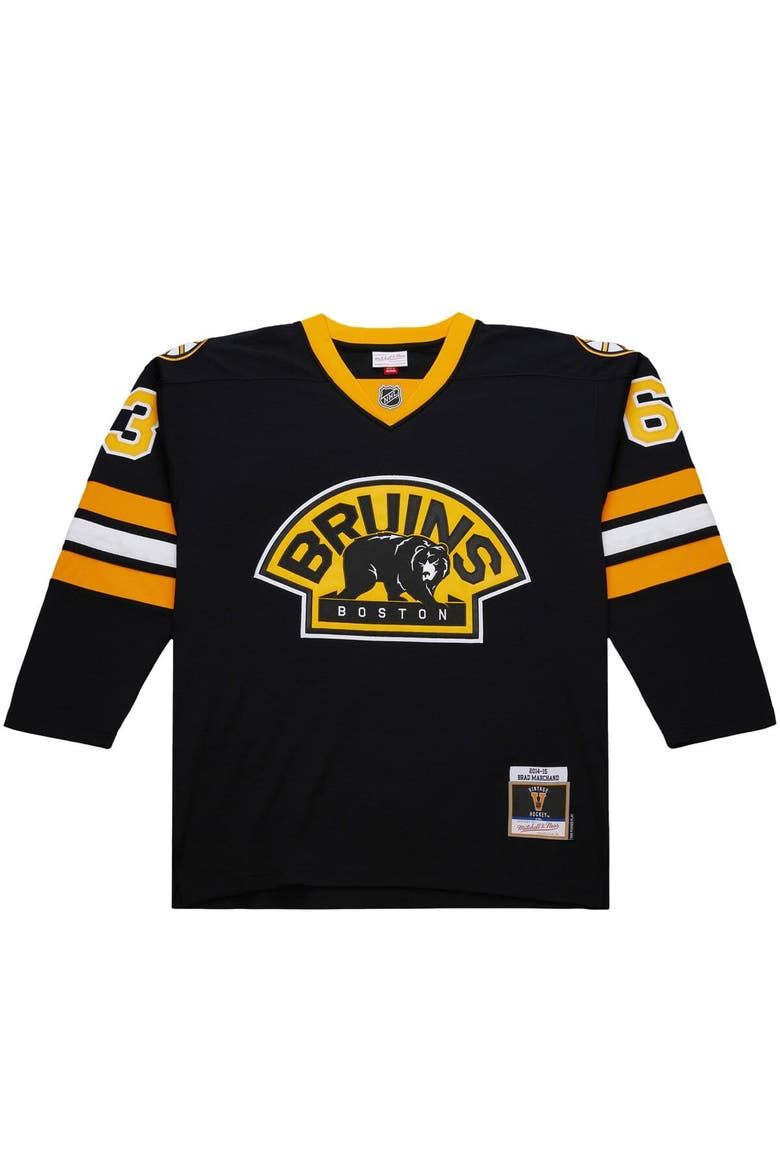 Men's Brad Marchand Black Boston Bruins 2014-15 Power Play Jersey, Alternate, color, Black