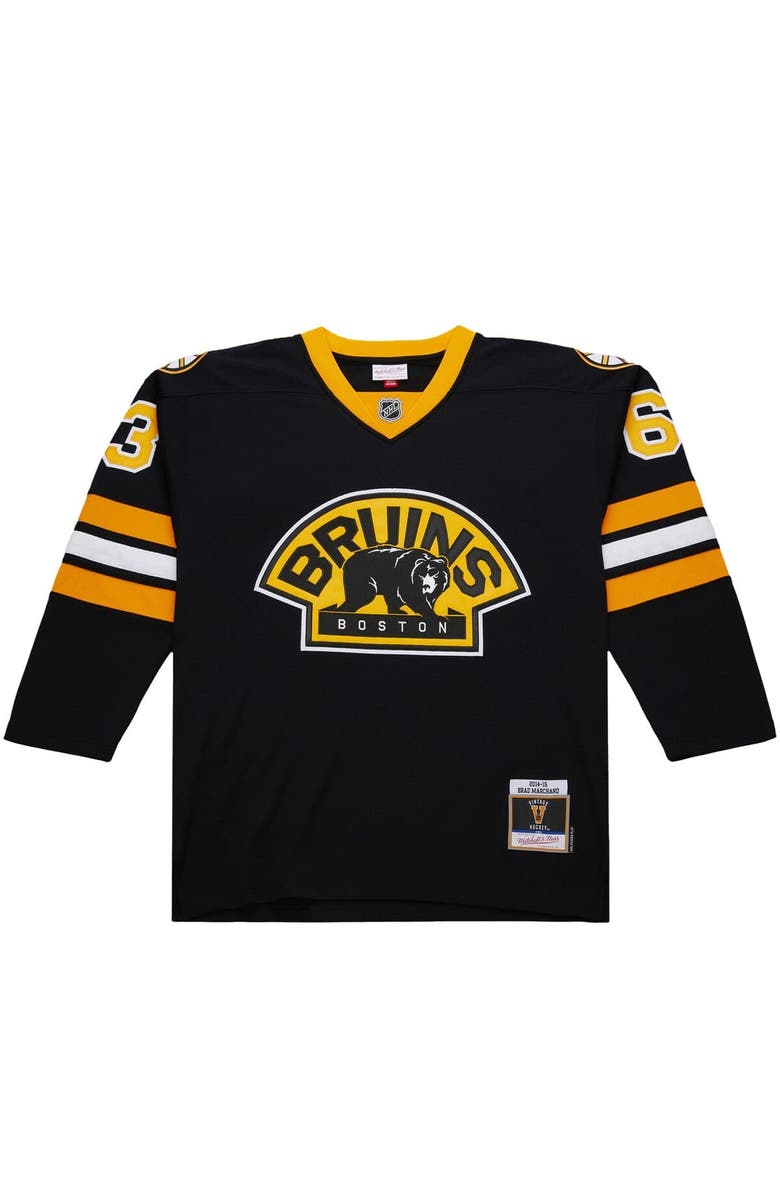 Mitchell & Ness Men's Brad Marchand Black Boston Bruins 2014-15 Power Play Jersey, Alternate, color, Black
