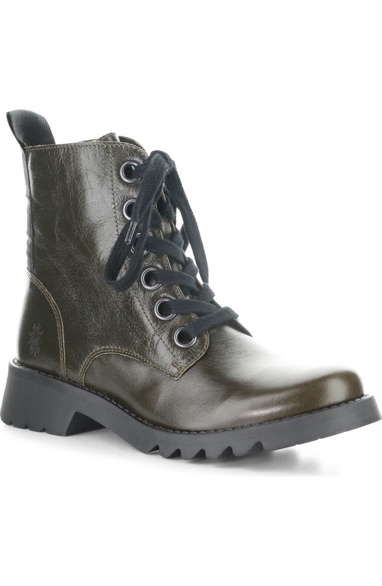 Fly London Ragi Combat Boot, Main, color, Khaki