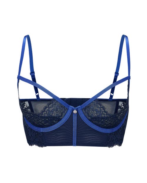Adore Me Chevelle Unlined Cupless Bra In Blue