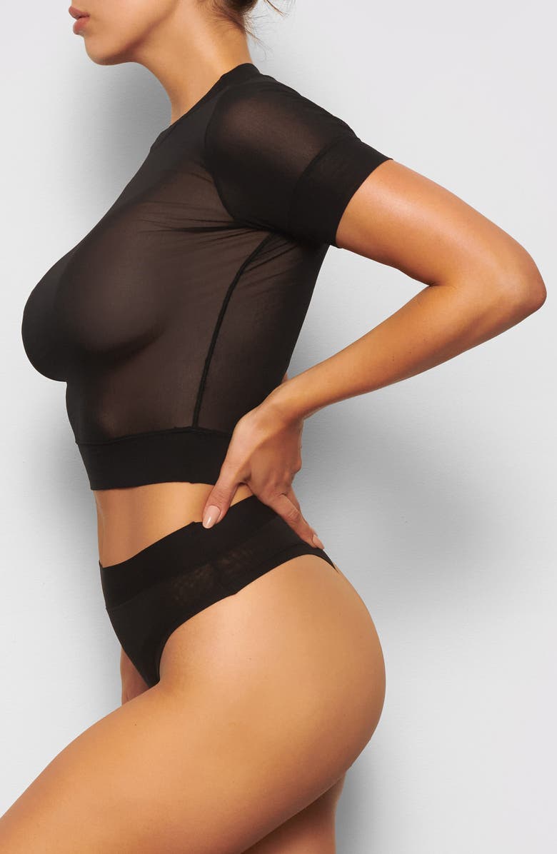 SKIMS Summer Mesh T-Shirt, Alternate, color,