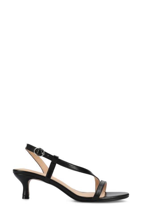 Shop Journee Collection Jemry Kitten Heel Sandal In Black Jemry
