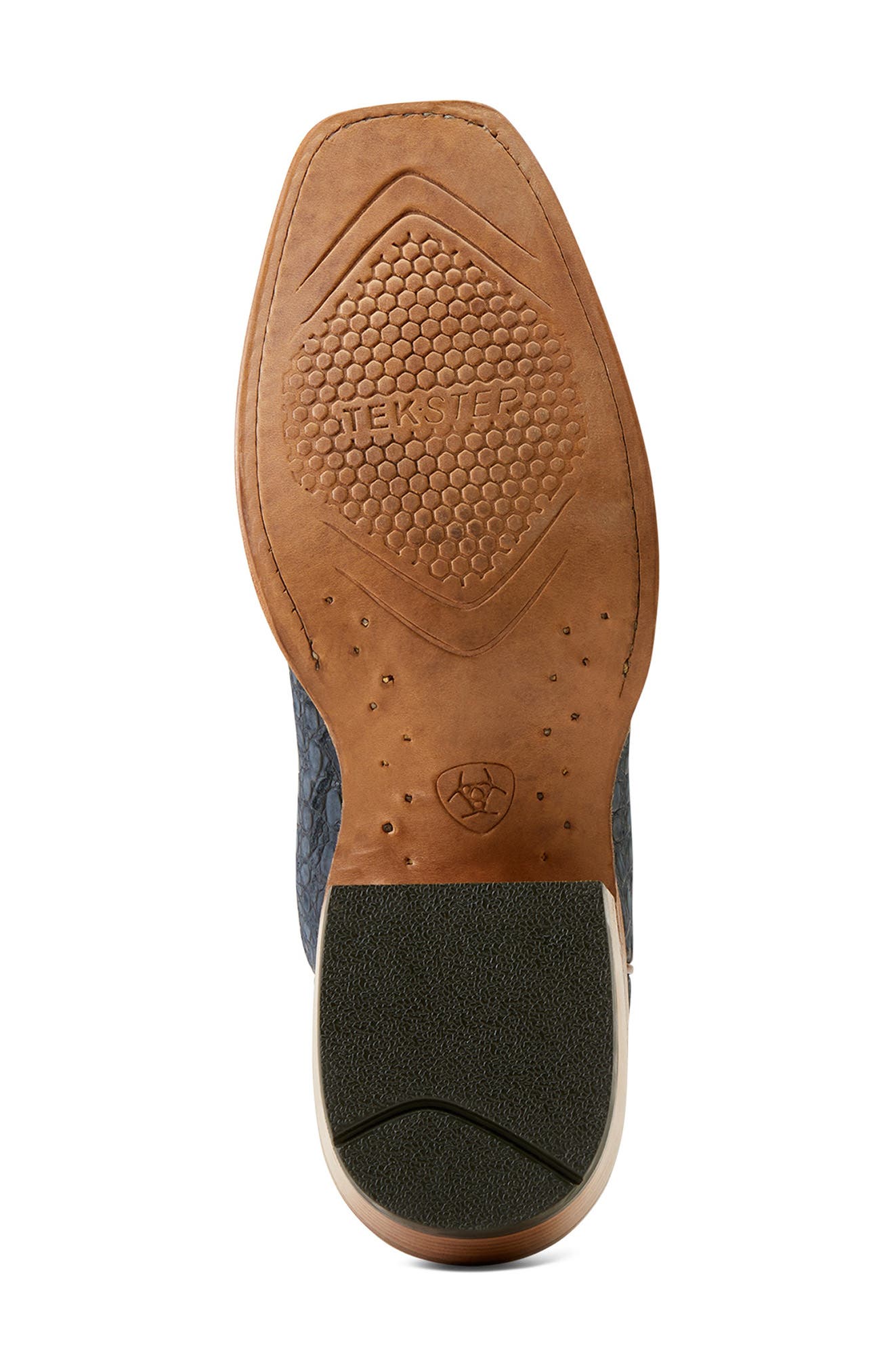 Ariat Futurity Finalist Genuine Caiman Leather Boot, Alternate, color, Navy Sueded Caiman Belly