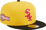 New Era Men's New Era Yellow/Black Chicago White Sox Grilled 59FIFTY Fitted Hat