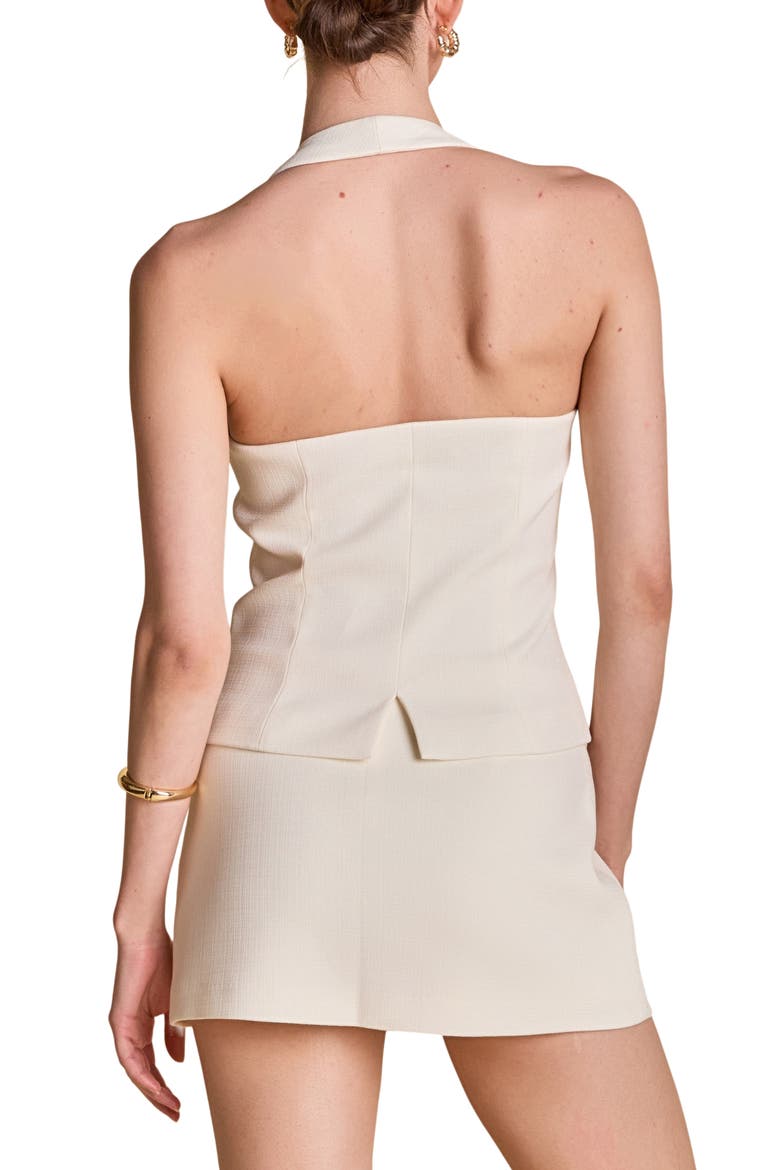 Halter Top, Alternate, color, CREAM