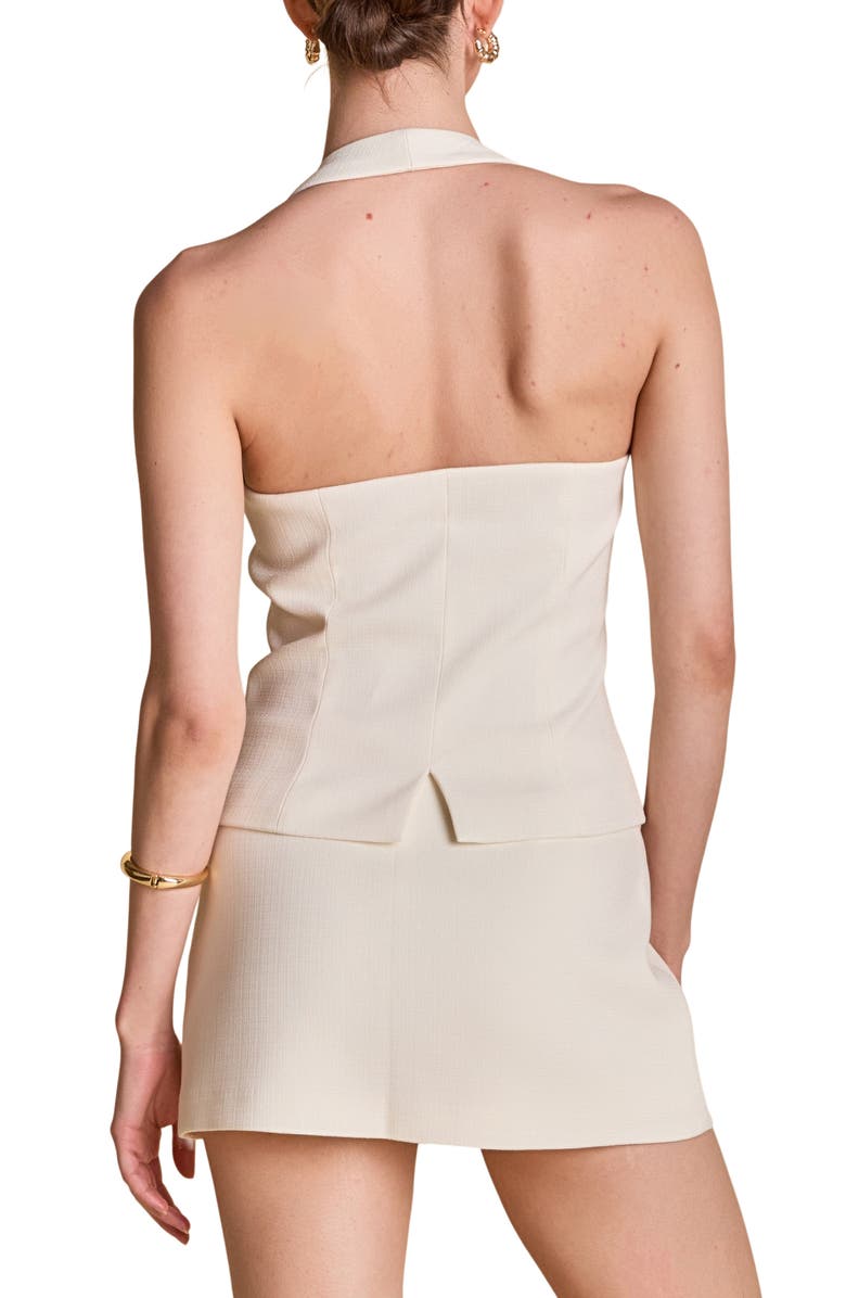 Endless Rose Halter Top, Alternate, color, Cream
