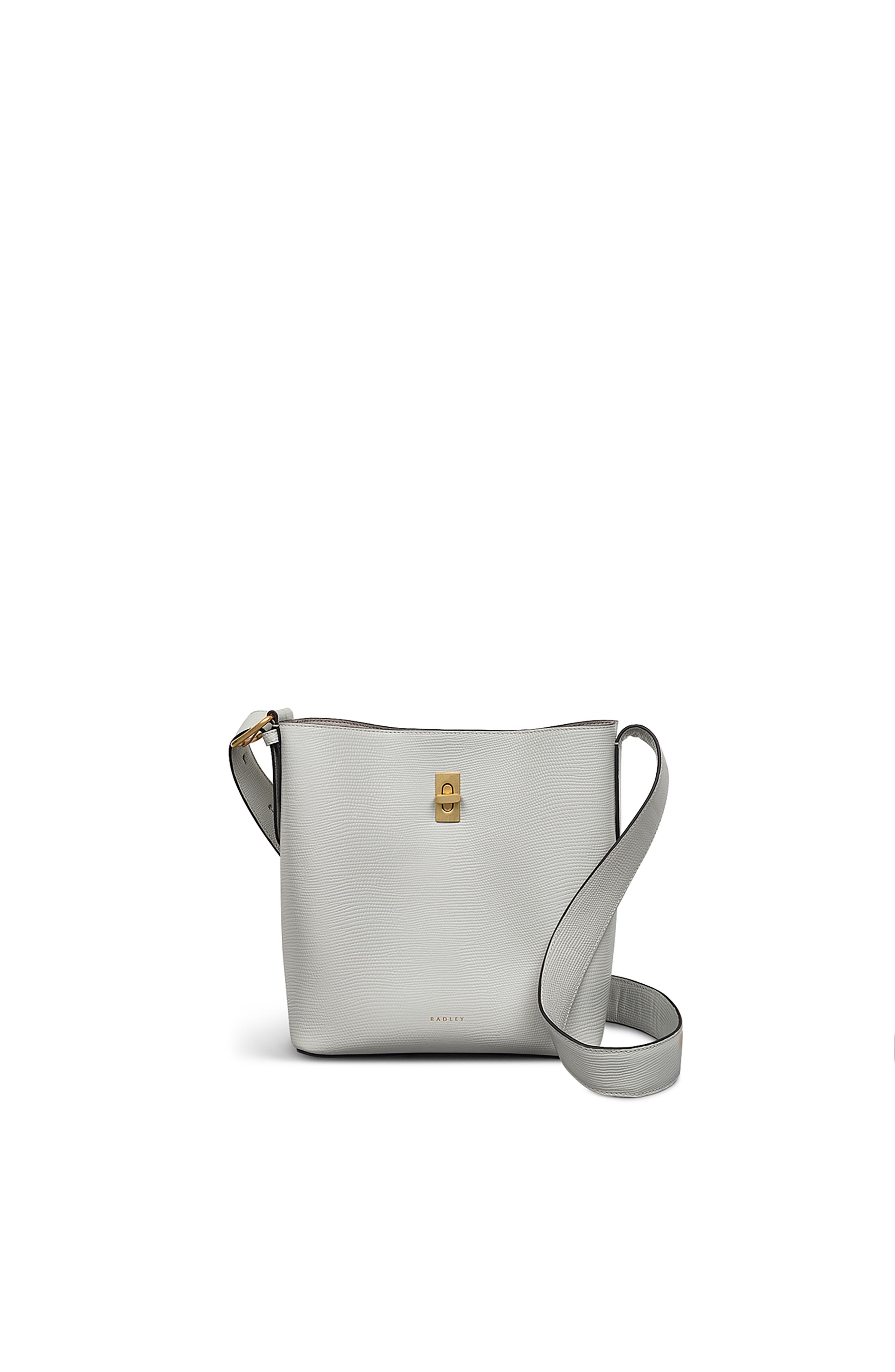 Radley Threadneedle Street - Faux Liz Medium Open Top Crossbody Bag, Main, color, Mist