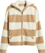 Elwood Stripe Zip Sweater Hoodie