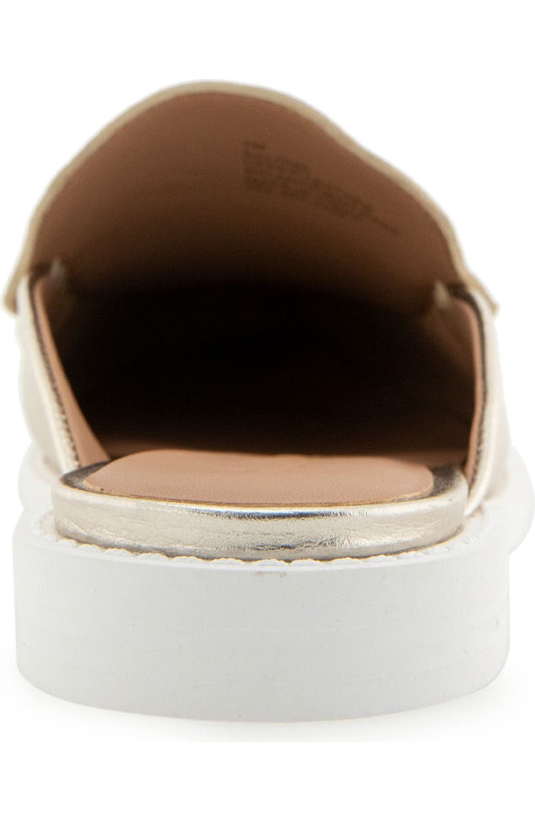 Aerosoles Salome Slip-On Mule, Alternate, color, Gold Metallic Pebbled Leather