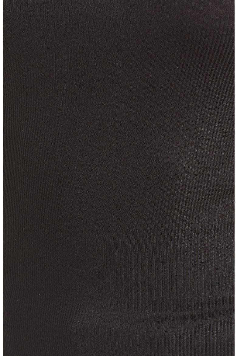 Femme Ribbed Tee, Alternate, color, BLACK