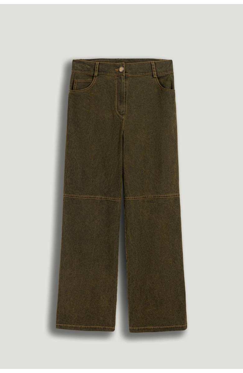 Nocturne Vintage Wash Corduroy Pants, Alternate, color, Khaki