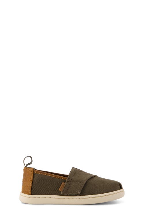 Toms Kids' Alpargata Slip-on Sneaker In Dark Green